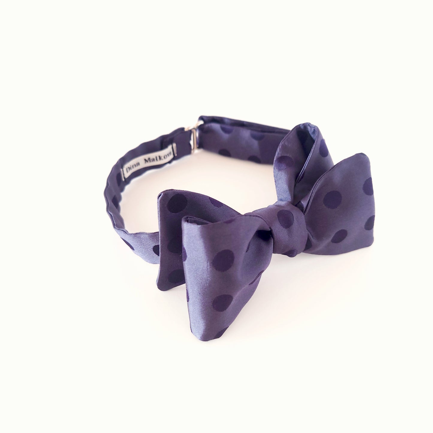 Charcoal grey bow tie