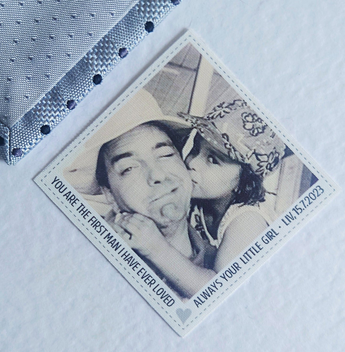 dad's wedding tie patch