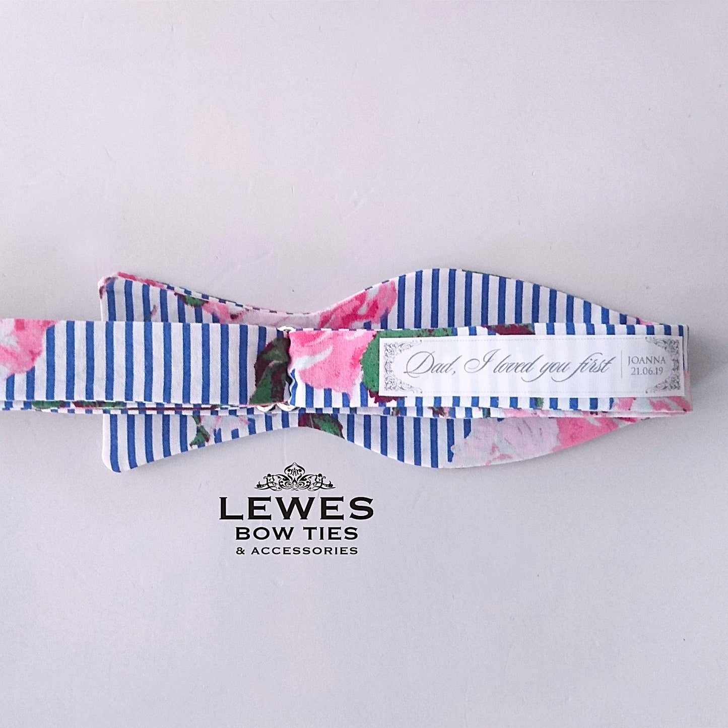 personalised bow tie patch