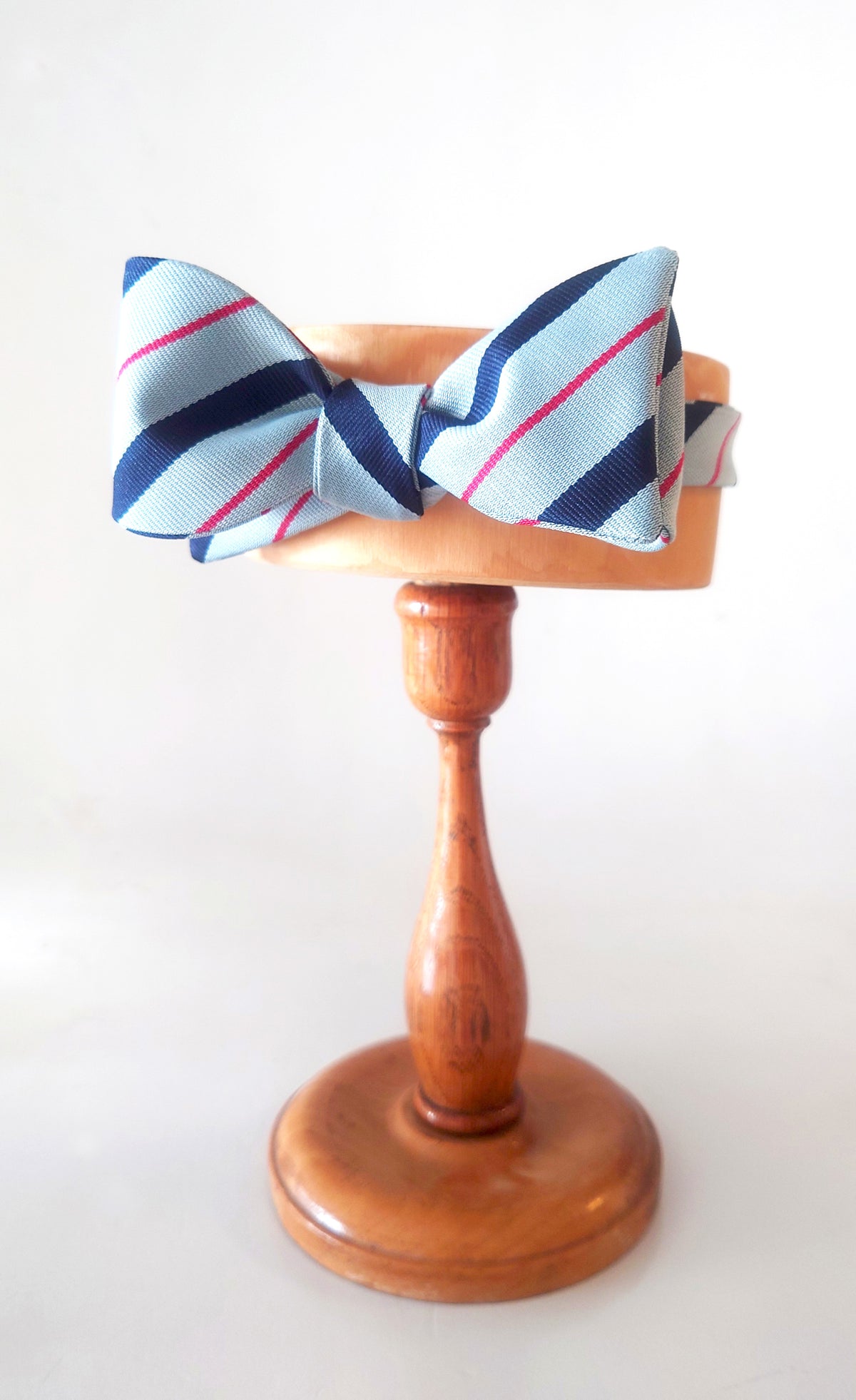 RFC grey striped bow tie
