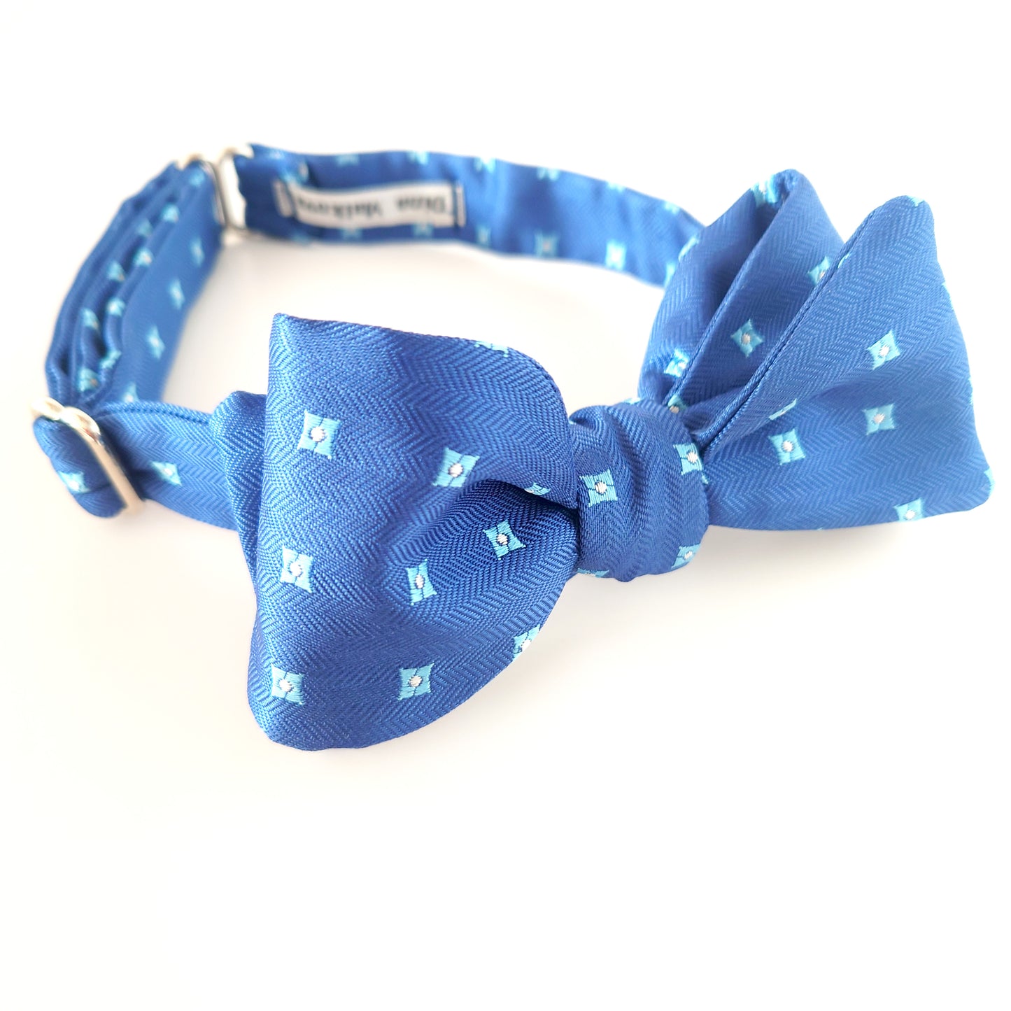 Sky Blue vintage silk bow tie