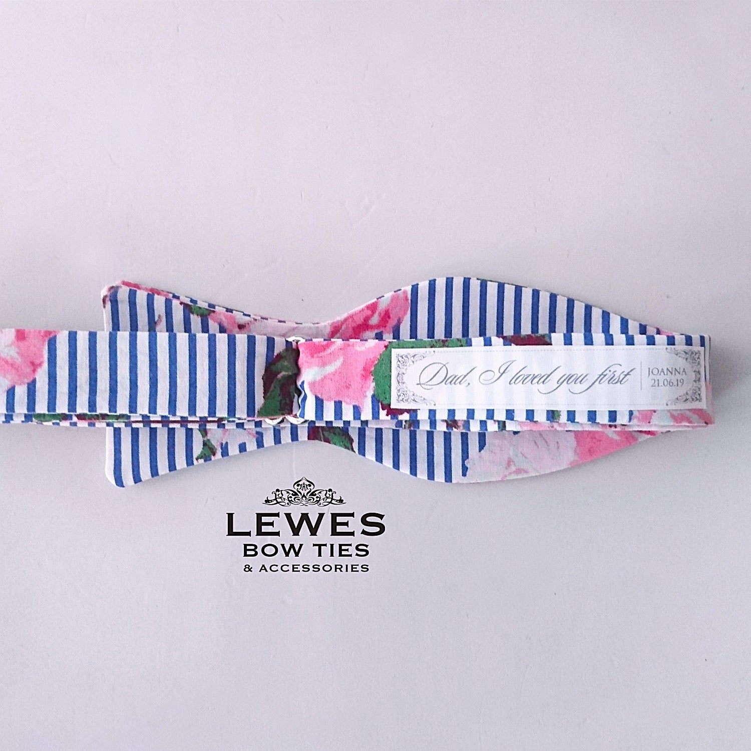 personalised bow tie patch