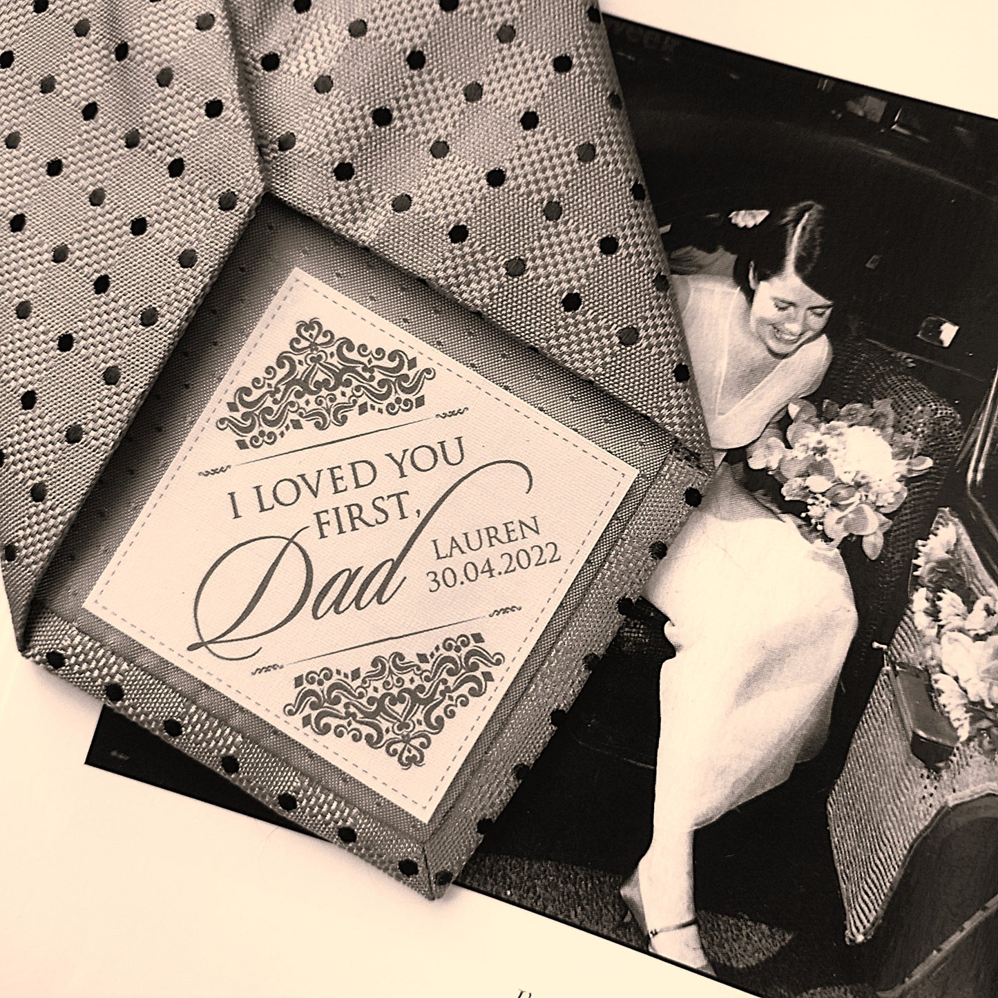 I loved you dad tie