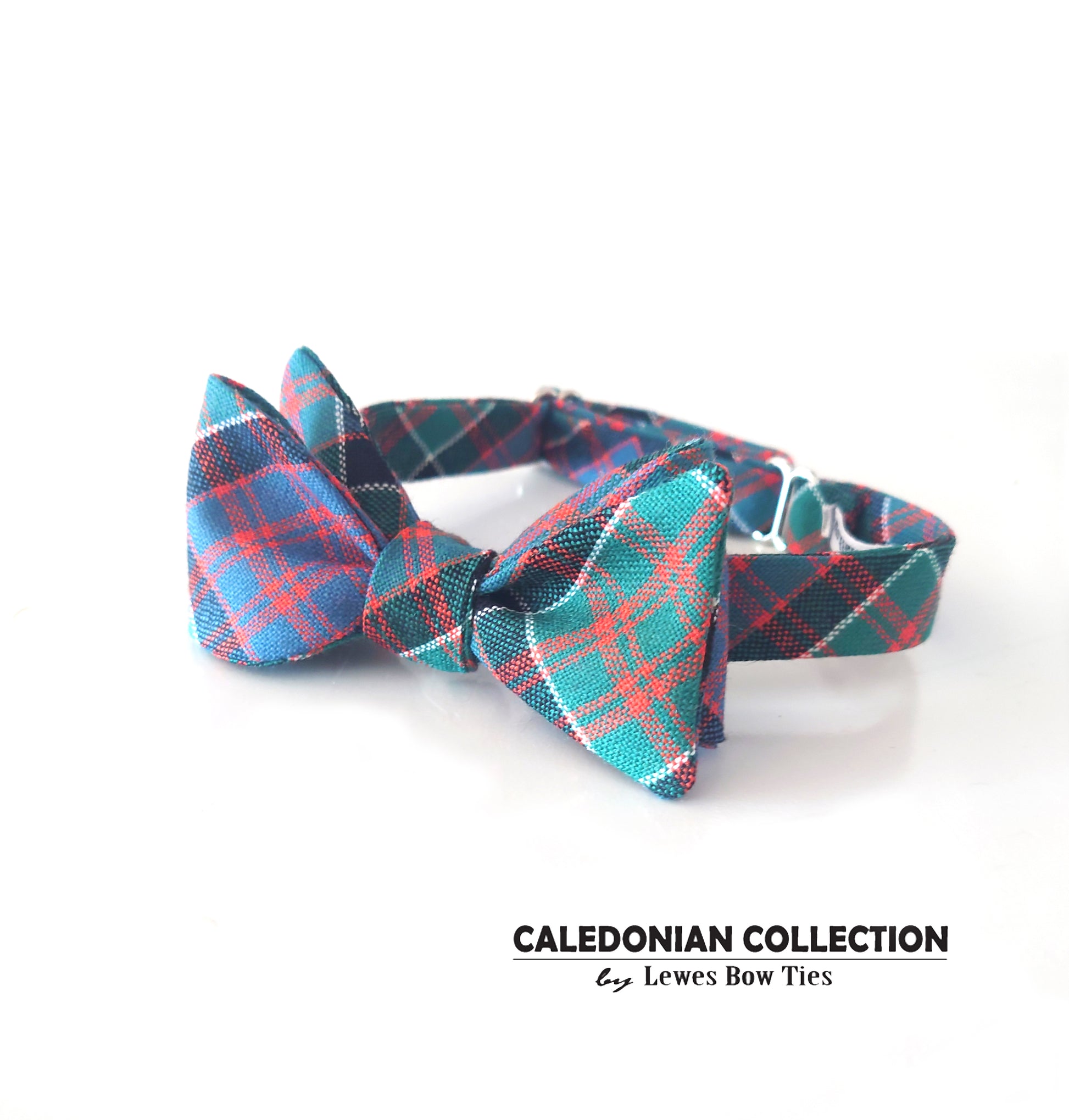 Plaid tartan bow tie MacDonald of Clanranald Scotland by Lewes Bow Ties