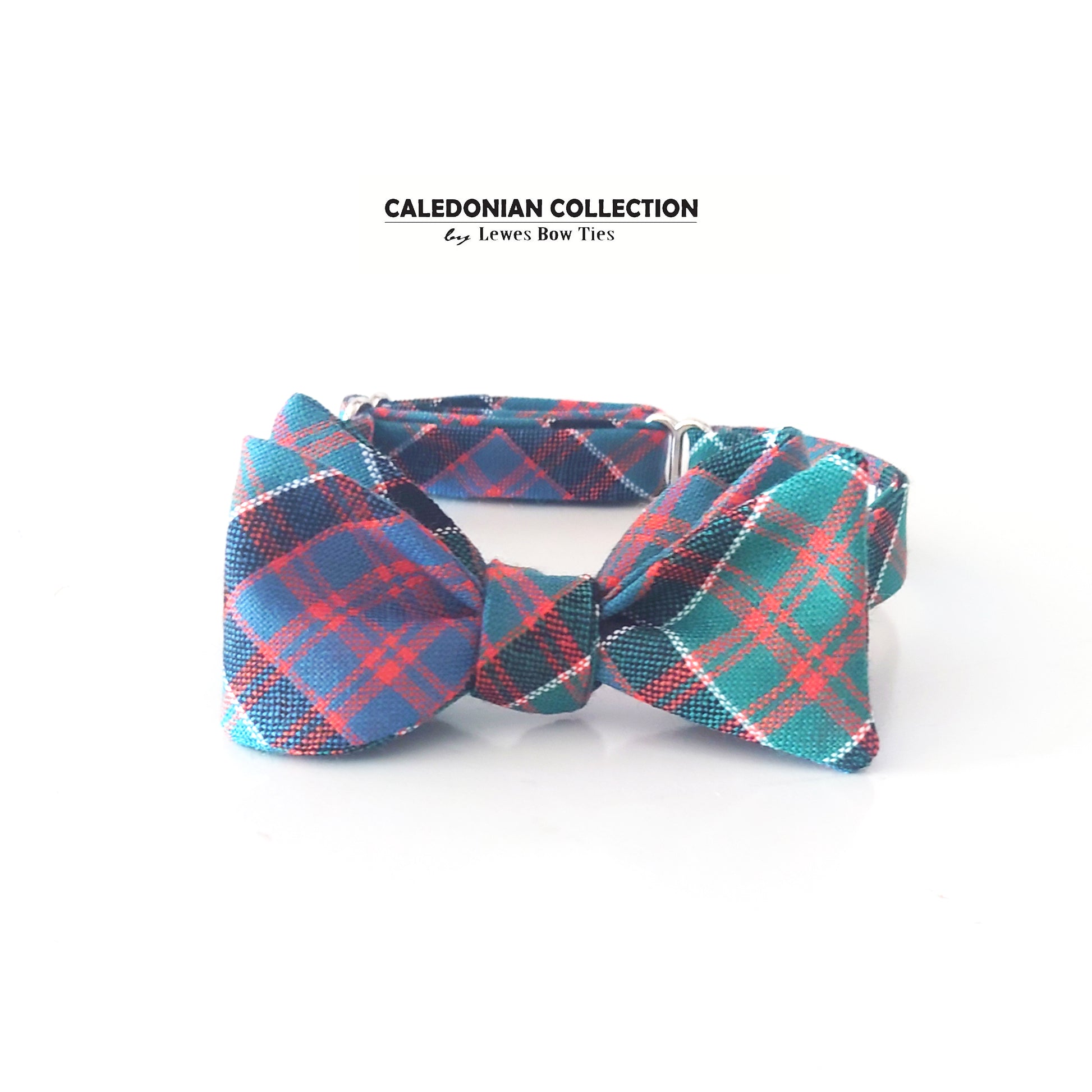 Plaid tartan MacDonald of Clanranald Scotland by Lewes Bow Ties