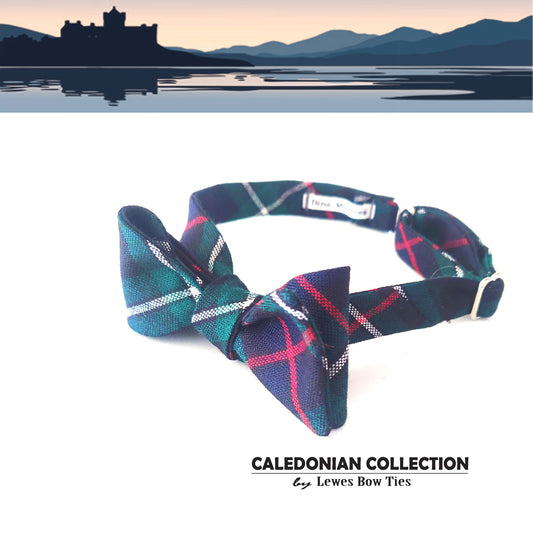 McKenzie Scottish clan traditional wool bow tie