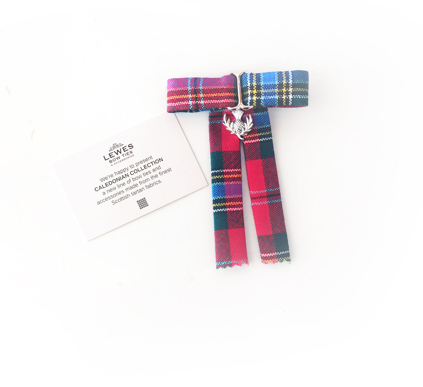 Plaid tartan Scotland MacLean of Duart brooch pin wedding gift