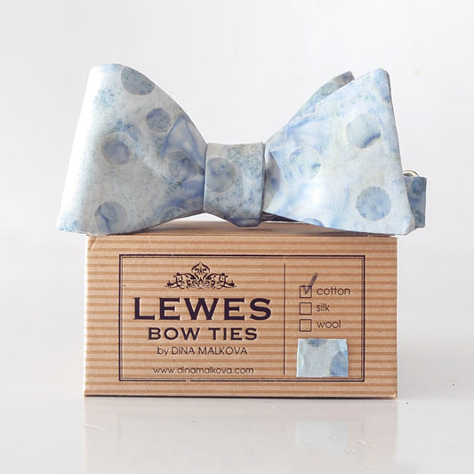 ocean grey bow tie