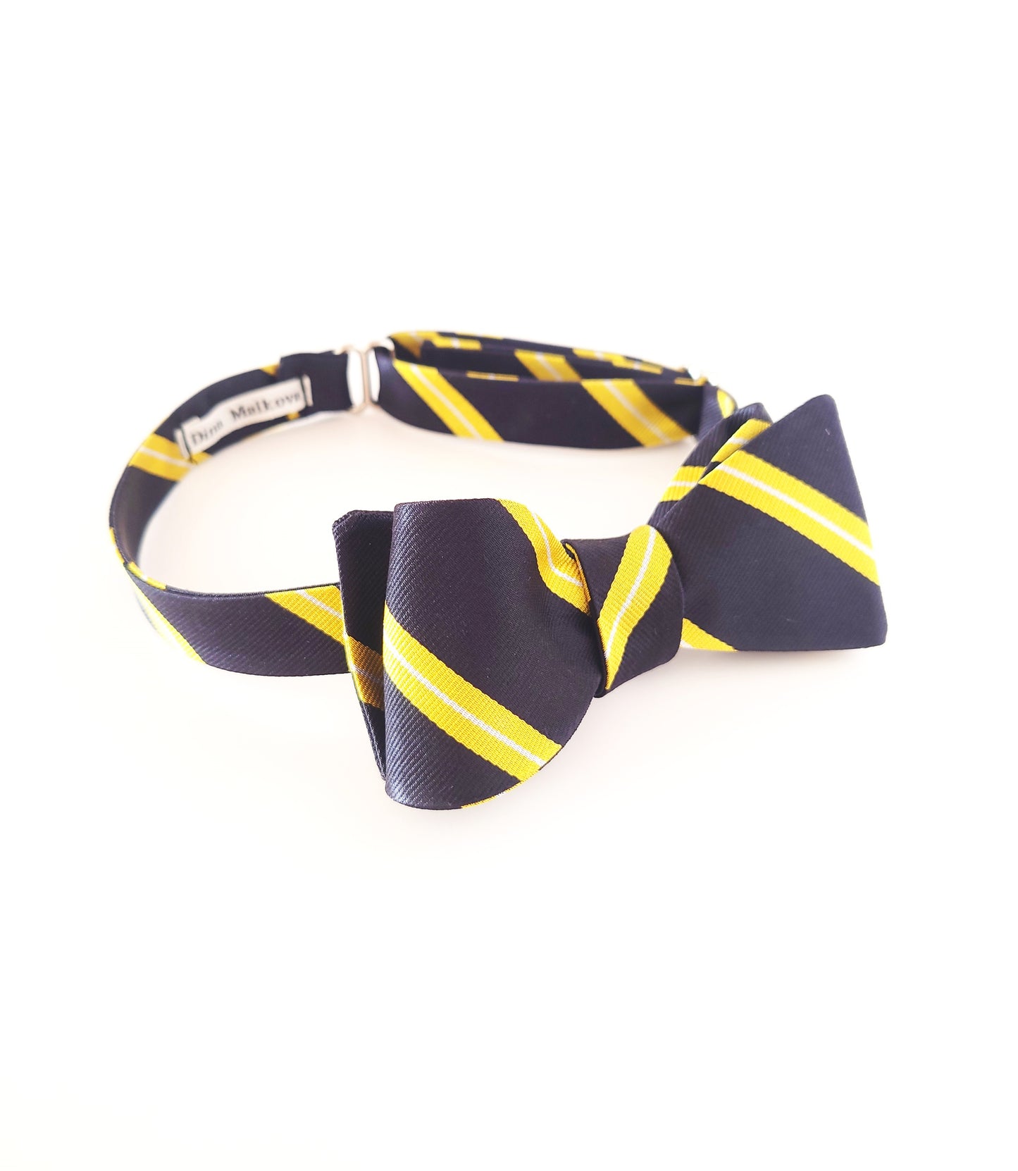 vintage silk self tie bow tie