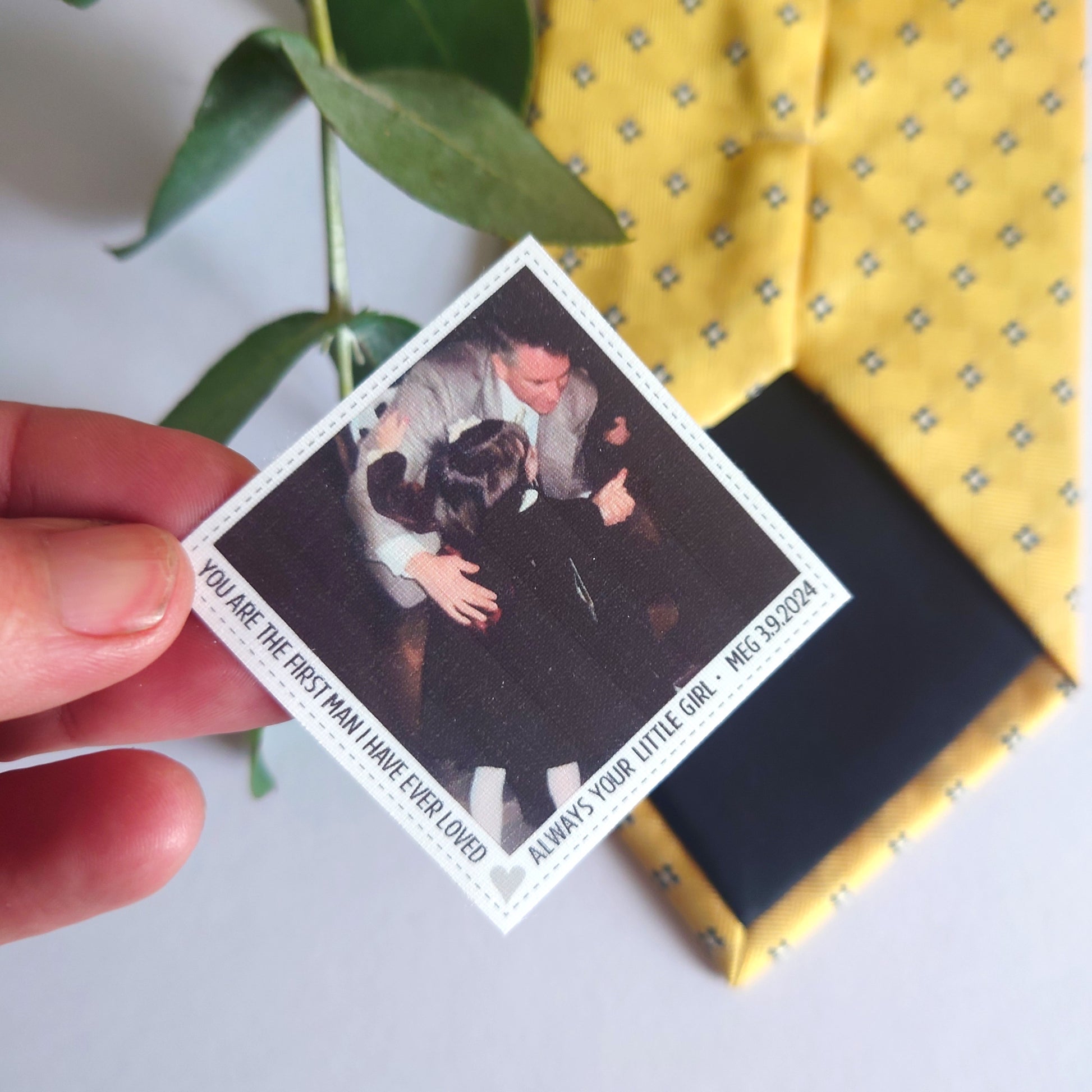father of the bride tie patch