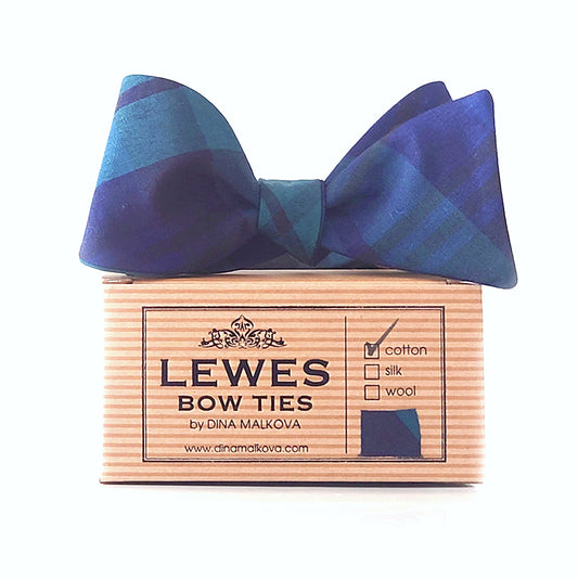 Black Watch cotton tartan bow tie