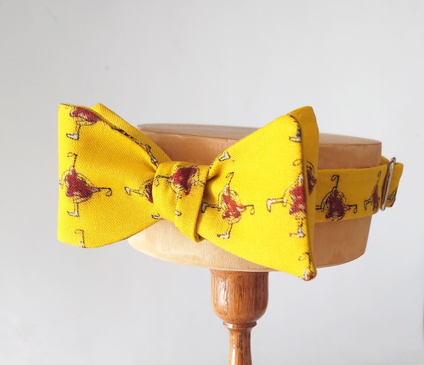 mustard yellow bow tie